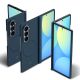 4. Spigen AirSkin Aramid MagFit MagSafe Case for Samsung Galaxy Z Fold 8 Ultra - Navy Blue
