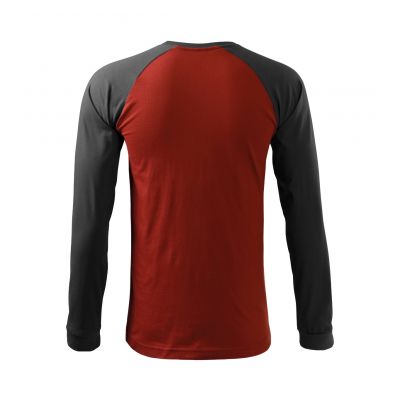 4. Malfini Street LS M T-shirt MLI-13023 marlboro red