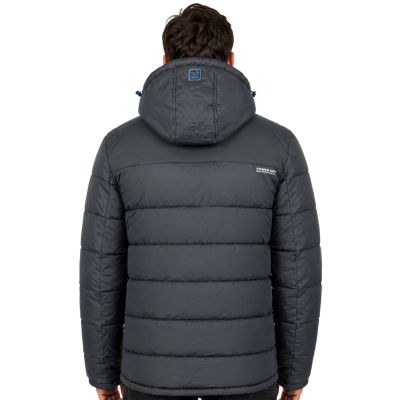 2. Men’s Jacket Geographical Norway BEACHWOOD DGREY-BLUE DB MEN 068 BS4 (WU6633H/GN-DARK GREY)