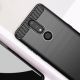 3. Carbon Case Flexible Cover TPU Case for Nokia 2.4 black
