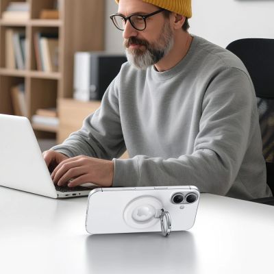 6. Tech-Protect MMR500 MagSafe Phone Holder - White