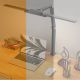 6. Wozinsky WLM-800 desk lamp above the monitor with remote control - black