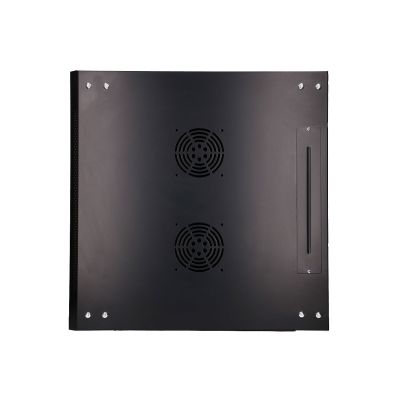 7. Extralink 4U 600x600 Black Wall-Mounted Rack Cabinet
