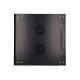 7. Extralink 4U 600x600 Black Wall-Mounted Rack Cabinet