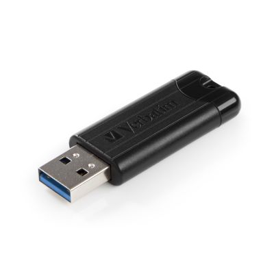 3. Verbatim PinStripe USB Flash Drive 128GB USB Type-A 3.2 Gen 1 (3.1 Gen 1) Black