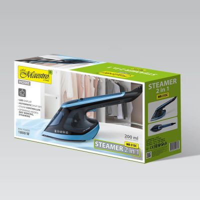 7. 2-in-1 Garment Steamer 1800W MR-315C MAESTRO