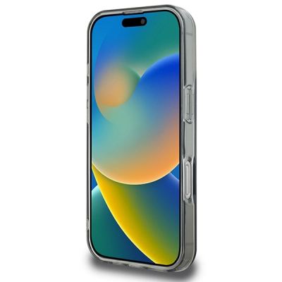 5. Karl Lagerfeld IML Metal Karl&Choupette Head MagSafe Case for iPhone 16 Pro - Black