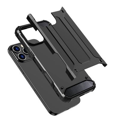 7. Hybrid Armor iPhone 16 Pro Case - Black