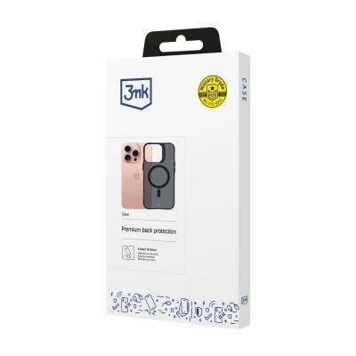 16. 3mk Smoke MagCase for Apple iPhone 12 Pro Max - Black