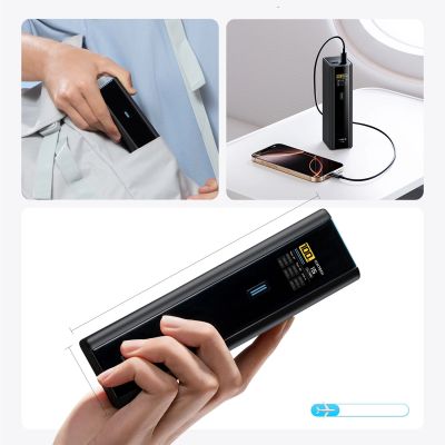 7. Cuktech PB200U Powerbank 210W 20000mAh 2x USB-C + USB-A with TFT display and 240W USB-C cable - black