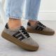 4. Filippo W DP7114 PAW642 Taupe Suede Low Shoes