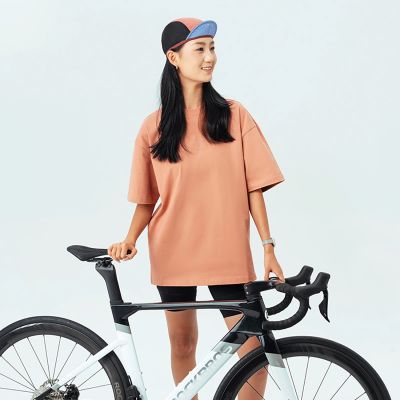 6. Rockbros Cycling Cap with Helmet Visor - Red