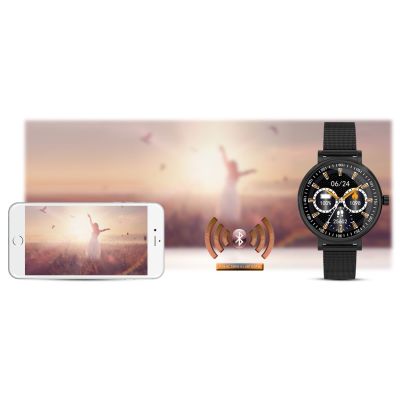15. RUBICON SMARTWATCH RNBE64-3 BLACK Women's Watch
