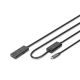 Digitus Active USB 3.2 Gen1 5G Extension Cable, USB-C - USB-A, 10 m