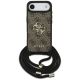 Guess 4G Big Logo Cord Stap Crossbody Case for iPhone 17 Air - Brown