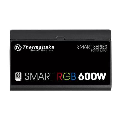 5. Thermaltake Smart 600W RGB Power Supply PS-SPR-0600NHSAWE-1 (600W; Active; 120mm)