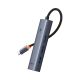 3. Baseus UltraJoy Series 5in1 USB-C HDMI 4K 4x USB-A 3.0 USB hub - gray