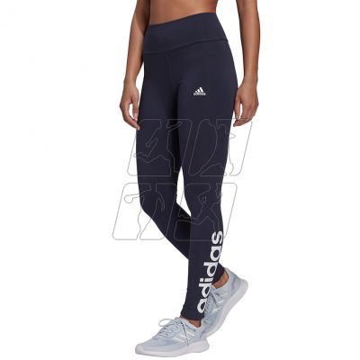 2. Adidas Essentials High-W Logo W H07781 Leggings