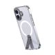 2. Hybrid Armor X Case for iPhone 17 with Stand, Compatible with MagSafe - Transparent