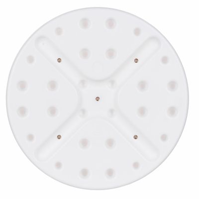 7. Round aluminum shower stool