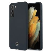 Mercedes Silicone Line Case for Samsung Galaxy S21 - Blue