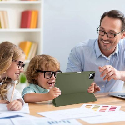 11. Tech-Protect SmartCase Pen case for Xiaomi Pad 11.2" - olive