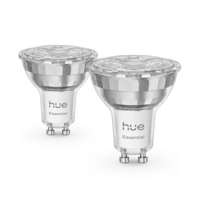 2. Philips Hue White and color ambiance Essential GU10 - Smart spotlight - 345 lm - 4.7 W - 2 pcs