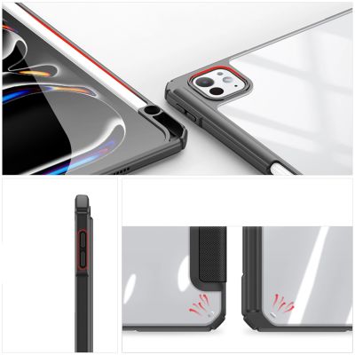 6. Dux Ducis Toby case with flap and stand for iPad Pro 11" 2024 - black