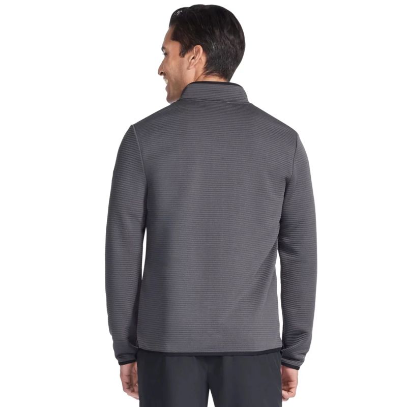 2. Skechers The Hoodless Hoodie Ottoman Jacket JA25-BKCC Grey L