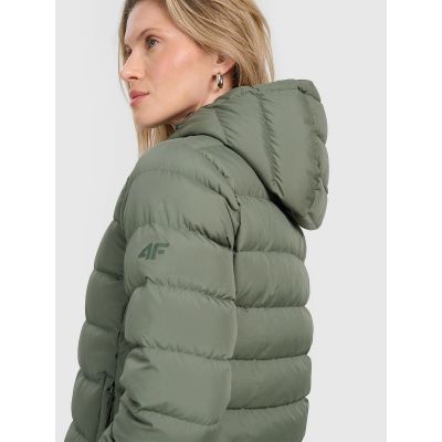 4. Women's down jacket with natural filling 4F 4FRAW25TDJAF0800-43S