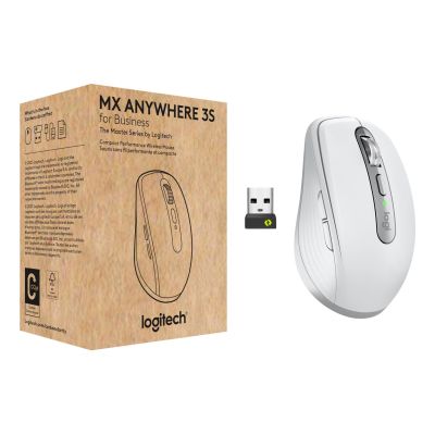 11. Logitech MX Anywhere 3S Pale Grey Mouse