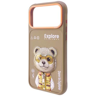 4. Nimmy Cool&Cute 2.0 Bear Case for iPhone 17 Pro Max - Beige