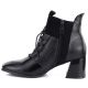 8. Women's insulated high-heeled ankle boots, black, Vinceza 58670