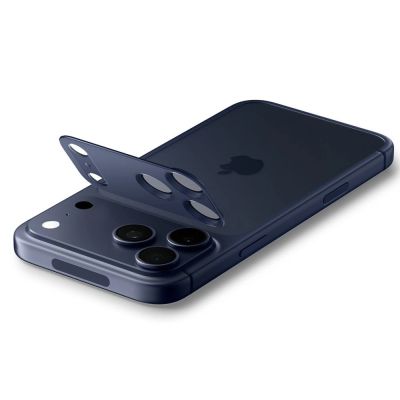 4. Spigen Optik Pro XL Camera Lens Glass for iPhone 17 Pro - Navy Blue