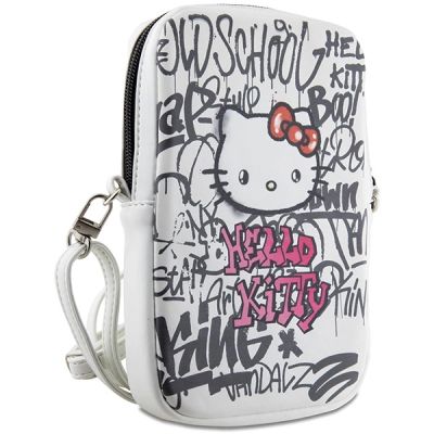 3. Hello Kitty Graffiti Kitty Head bag - white
