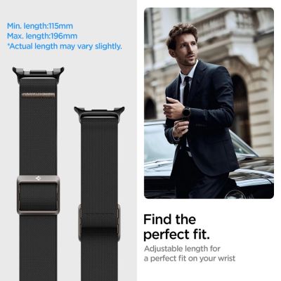 11. Spigen Fit Lite Strap for Samsung Galaxy Watch 40/44/46 mm - Black