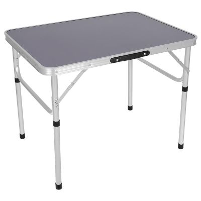 3. FOLDABLE CAMPING TABLE 75X55X25-59CM GRAY