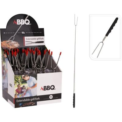 27. TELESCOPIC GRILL FORK 24-72CM