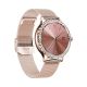 5. VELTORI VT320-1 Women's Smartwatch Gold Bracelet + Pink Silicone Strap