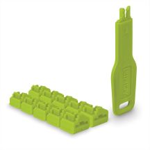 Lindy 47894 Port Blocker Port Blocker + RJ-45 Key Green Acrylonitrile Butadiene Styrene Copolymer (ABS) 10 pcs.