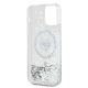 7. Karl Lagerfeld Liquid Glitter Choupette Head MagSafe Case for iPhone 12 / 12 Pro - Transparent