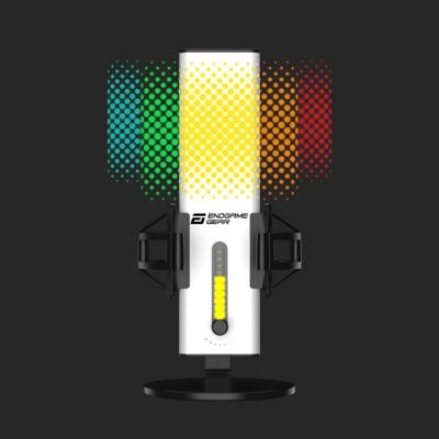 6. Endgame Gear XSTRM Black, White Microphone for PC