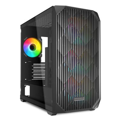 10. Sharkoon MK3 RGB Micro-ATX 1xGlass Black Case