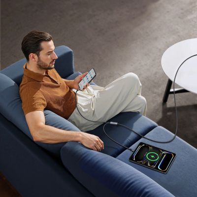 20. Ugreen 2in1 USB-C Cable - 2xUSB-C PD 140W 2m - Black