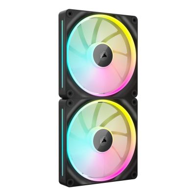 3. Corsair CO-9051028-WW computer cooling system Computer case Fan 14 cm Black 2 pcs.
