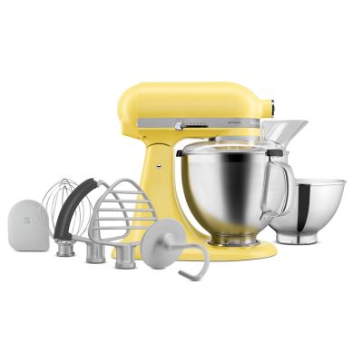 2. KitchenAid 5KSM195PSEBT Stand Mixer 300W Stainless Steel, Yellow