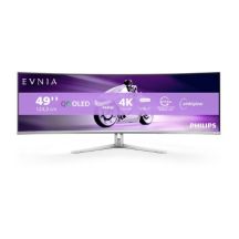 Philips Evnia 8000 49M2C8900L/00 computer monitor 124.2 cm (48.9") 5120 x 1440 px Dual QHD QD-OLED White