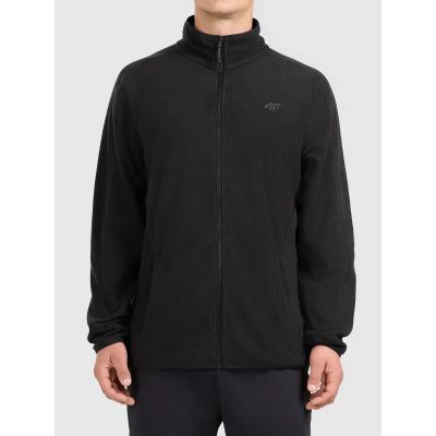 Men's fleece with stand-up collar, zip-up, 4F 4FWMM00TFLEM489-20S