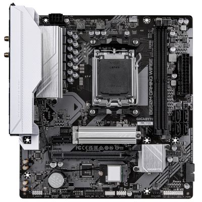 2. Gigabyte B650M WIFI6E Gaming Motherboard (B650, AM5, mATX, DDR5)