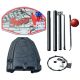 3. Master Ability Basketball Hoop Set, adjustable 140–190 cm, stand – MASSPSB-19